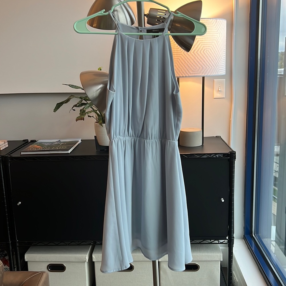Forever 21, Pale Blue Mini Formal Dress, XS